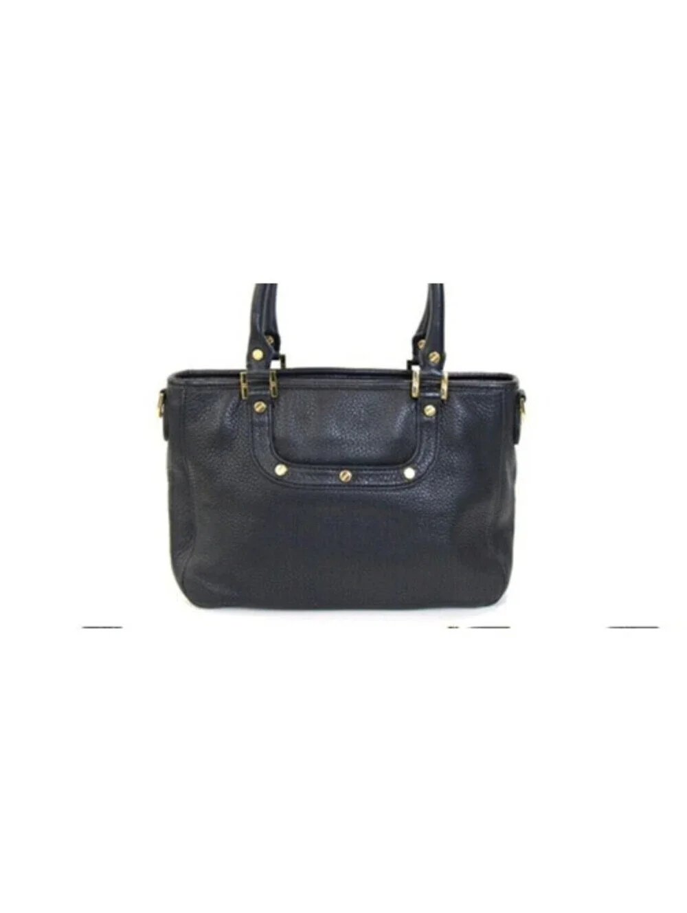 Tory Burch Thea Black Pebbled 2 way Bag  IMMACULATE 3 section